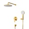 Фото Встраиваемая душевая система Cezares STYLUS STYLUS-DSET-BORO брашированное золото, со смесителем 0