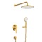 Фото Встраиваемая душевая система Cezares STYLUS STYLUS-DSET-BORO брашированное золото, со смесителем 2