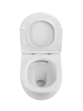 Фото Унитаз подвесной Cezares STYLUS-TOR CZR-546-TH-TOR/SC безободковый, белый, с крышкой микролифт