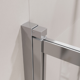 Фото Шторка для ванн Cezares Slider 100x150 прозрачное, хром профиль