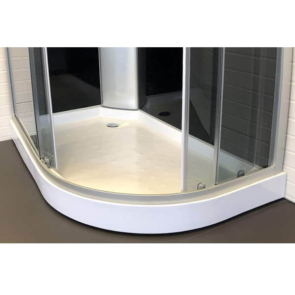 Душевая кабина Comforty 120x80 301L стекло тонированное профиль хром левая 41400₽