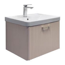 Тумба с раковиной Comforty Ангара 61 см 00-00021034CF дуб латте, подвесная