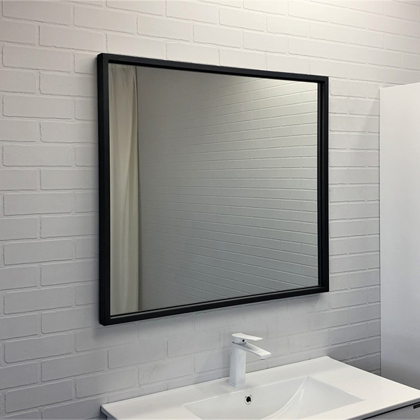 Зеркало Comforty Бредфорд 00-00009954 90 см, серый графит - фото 3