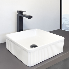 Раковина накладная Comforty 38 см CF178608X белая