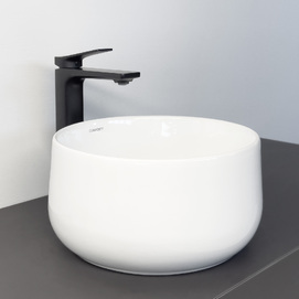 Раковина накладная Comforty 36 см CF3087A белая