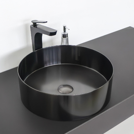 Раковина накладная Comforty 40 см CF8WBTD39NMBG графит