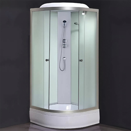 Душевая кабина Comforty 90х90 307WG стекло крезет, профиль хром