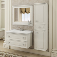 Мебель для ванной Comforty Феррара-100 белый глянец с 50110, подвесная