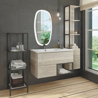 Мебель для ванной Comforty Мальме 00-00004200 91 см, подвесная, белая