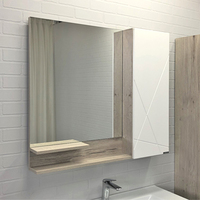 Зеркальный шкаф Comforty Мерано 00-00008508 90 см, белый