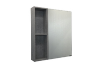 Зеркальный шкаф Comforty Осло 00-00006164 70 см, серый