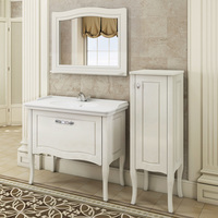 Мебель для ванной Comforty Павия-100 белый глянец, напольная