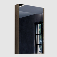 Зеркальный шкаф Comforty Порто 00-00009323 50 см, темно-коричневый