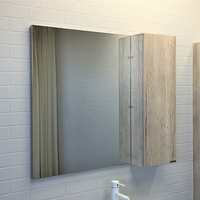 Зеркальный шкаф Comforty Порто 00-00009443 90 см, белый