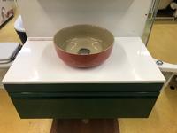 Мебель для ванной Complimenta зеленая в сборе