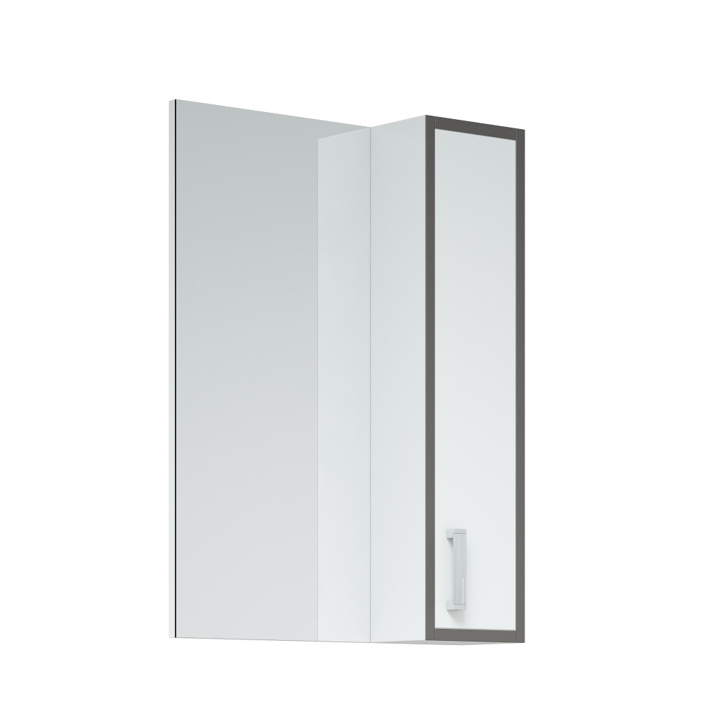 Зеркальный шкаф Corozo 50 см Спектр SD-00000708 белый, цвет серый; белый - фото 2
