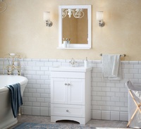Мебель для ванной комнаты Corozo 61 см Техас напольная, белая