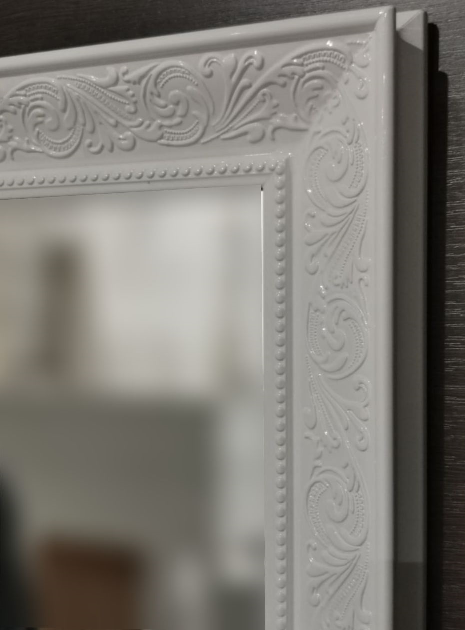 Зеркальный шкаф Corozo 65 см Классика SD-00000289 белый, цвет бронза - фото 2