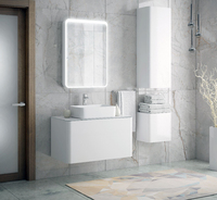 Мебель для ванной комнаты Corozo 90 см Рино подвесная, белая