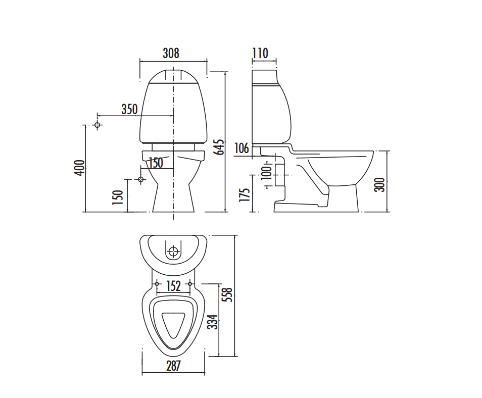 Детский напольный унитаз Creavit Cocuk CK310.001F0, цвет декор - фото 2