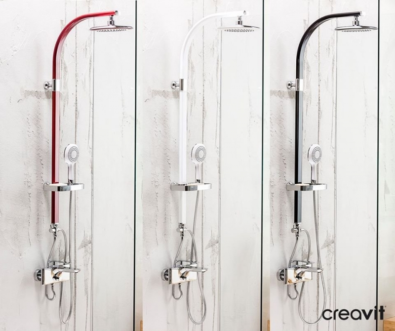 Душевая стойка Creavit SH772 черная 20559₽