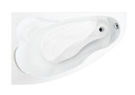 Акриловая ванна Creto Glaze 140x90 16-14090L белая, левая