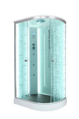 Душевая кабина DTO 110x80 EM1511LLED+GM с гидромассажем