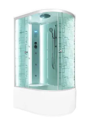 Душевая кабина DTO 120x80 EM4512LLED+GM с гидромассажем