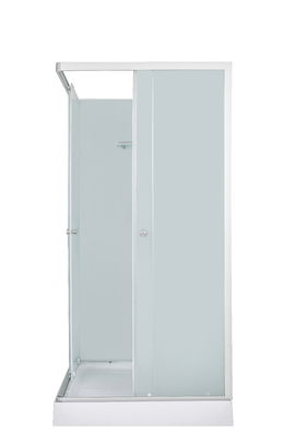 Фото Душевая кабина DTO 80x80 LK815NGM с гидромассажем, стекло матовое, профиль хром матовый