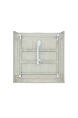 Фото Душевая кабина DTO 80x80 LK815GM с гидромассажем, стекло матовое, профиль хром матовый