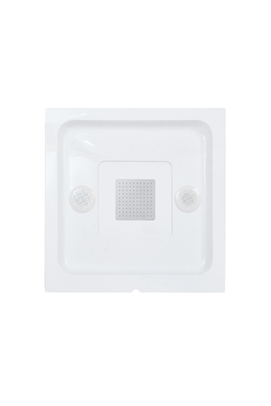 Фото Душевая кабина DTO 80x80 LK815GM с гидромассажем, стекло матовое, профиль хром матовый