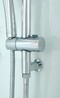Фото Душевая кабина DTO 80x80 LK815GM с гидромассажем, стекло матовое, профиль хром матовый 13