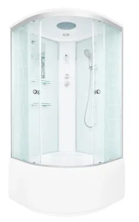 Душевая кабина DTO 90x90 EM4590EL с электрикой