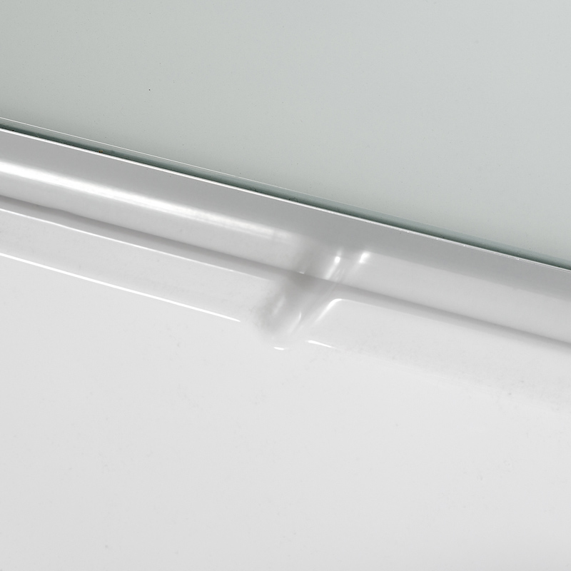 Душевая кабина DTO LM 100x100 LM710EL стекло матовое, профиль матовый хром