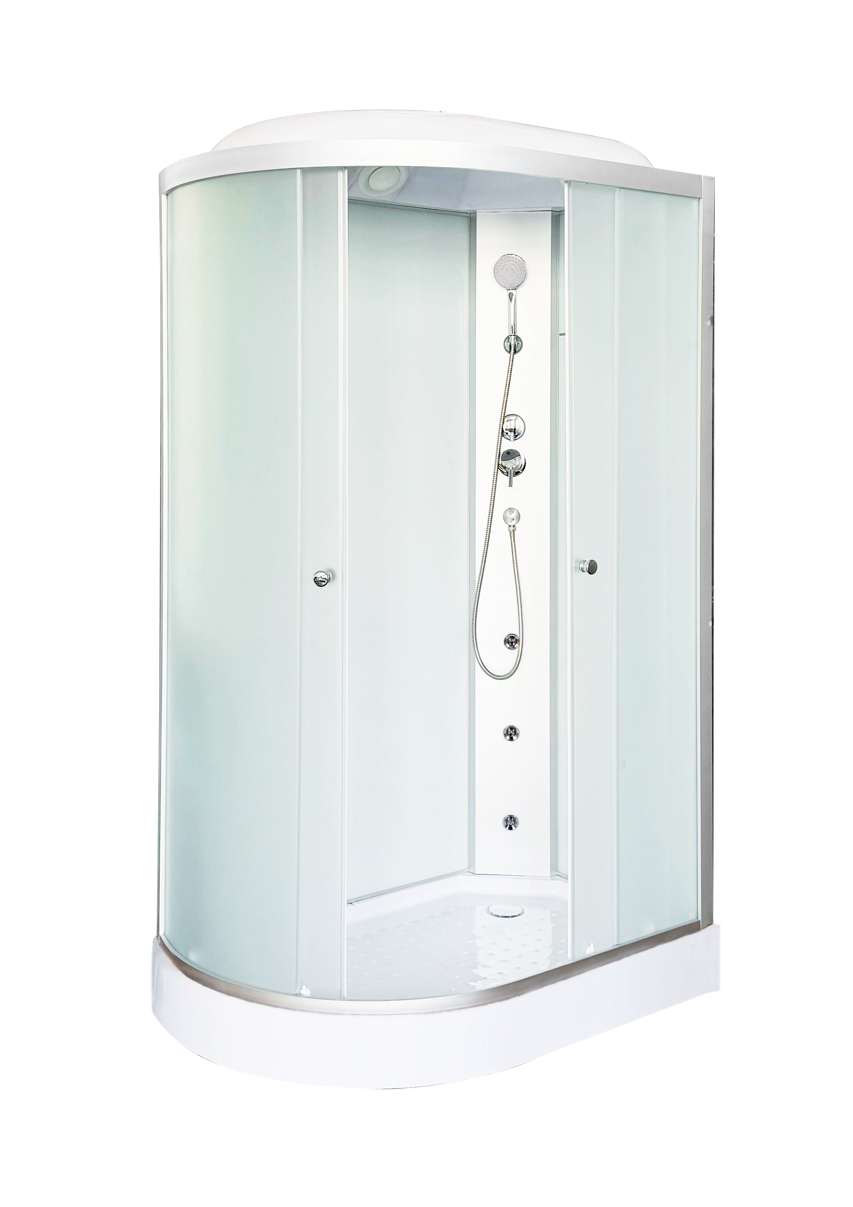 Душевая кабина DTO LM 120x80 LM902RGM правая, стекло матовое, профиль матовый хром