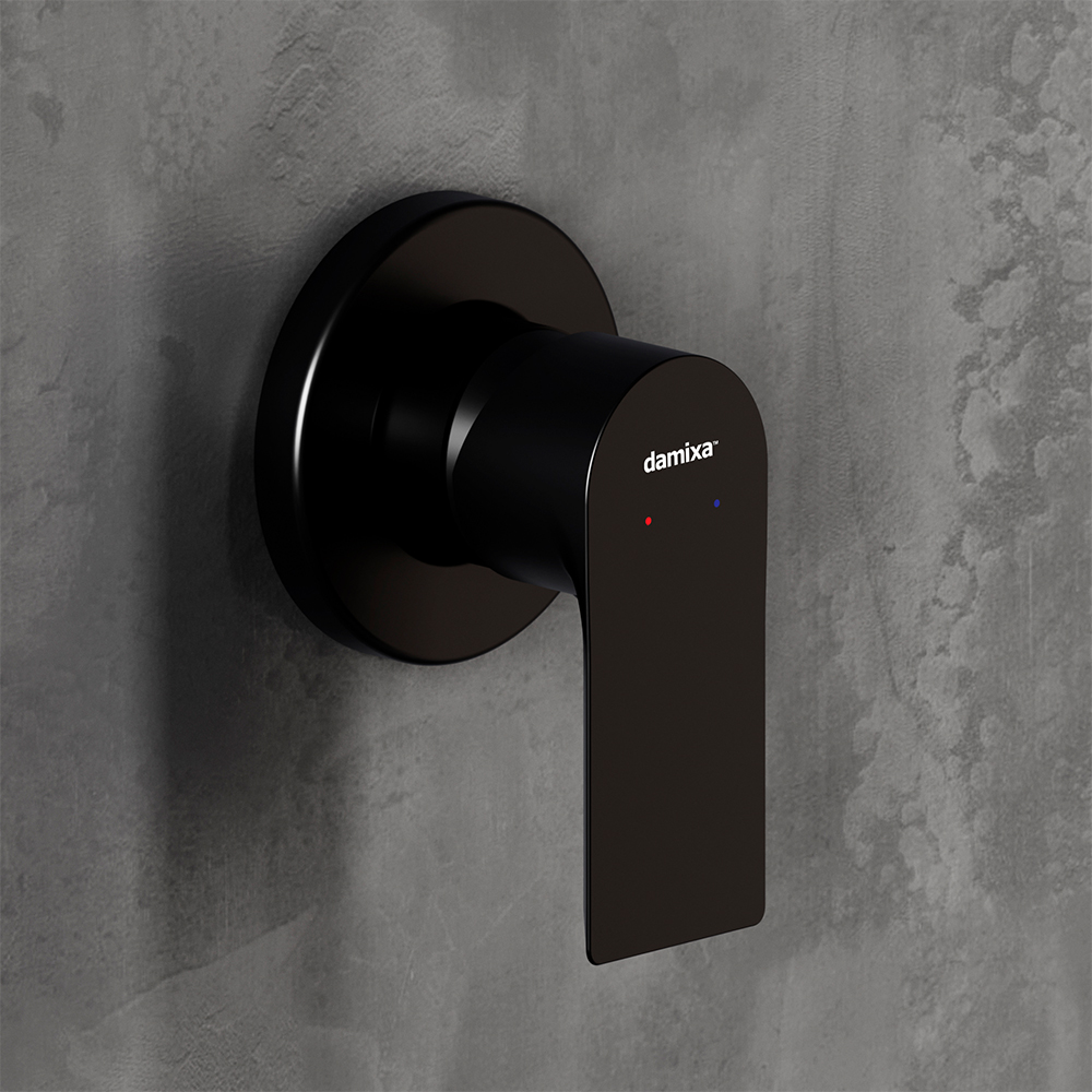 Встраиваемый смеситель для душа Damixa Apollo 477500300 черный матовый 7390₽
