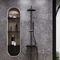 Фото Душевая стойка Damixa Scandinavian Pure 936760300 с термостатом, черная 3