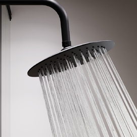 Фото Душевая стойка Damixa Scandinavian Pure 936760300 с термостатом, черная