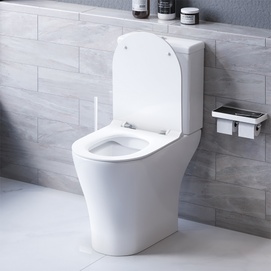 Фото Унитаз-компакт Damixa Sirius DX86C8600SC белый, с крышкой микролифт