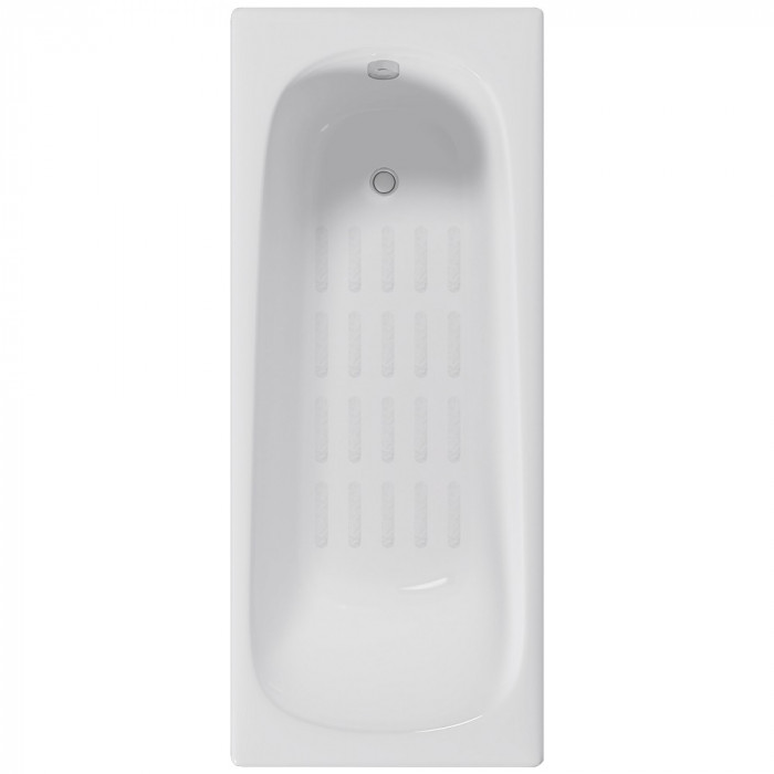 Ванна чугунная Delice Continental Limited Edition 165x70 DLR230644-AS  с антискользящим покрытием, белая, размер 165x70, цвет белый