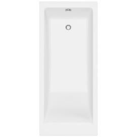 Фото Ванна из литьевого мрамора Delice Diapason Ultra 160x70 DLR330048-G белая глянцевая