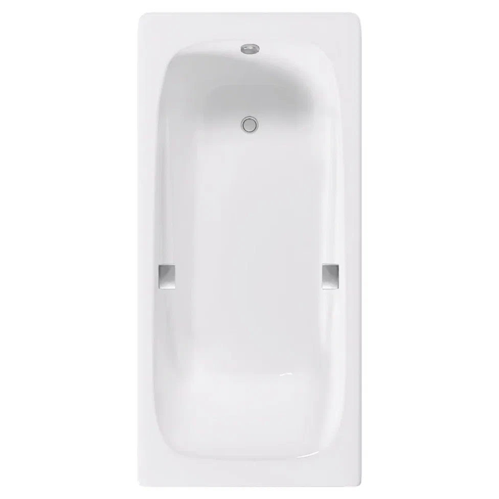 Ванна чугунная Delice Flex 170x80 DLR230631R с отверстиями для ручек, размер 170x80, цвет белый