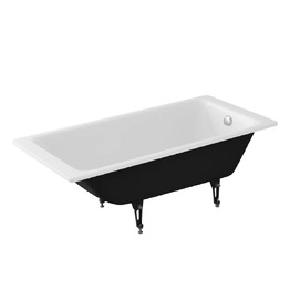 Фото Чугунная ванна Delice Parallel 150х70 см DLR220503R с ручками, белая