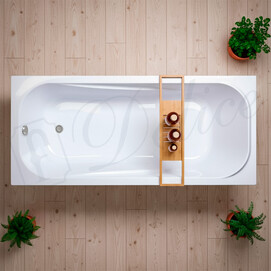 Фото Ванна из литьевого мрамора Delice Triumph 170x75 DLR330011-M белая матовая