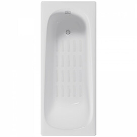 Чугунная ванна Delice Continental 140x70 DLR230619-AS с антискользящим покрытием, белая