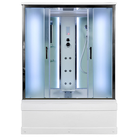 Душевой бокс DTO 170x85 EM4517LED+GM с гидромассажем