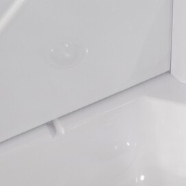 Душевая кабина DTO 120x80 L520RN стекло прозрачное, профиль хром