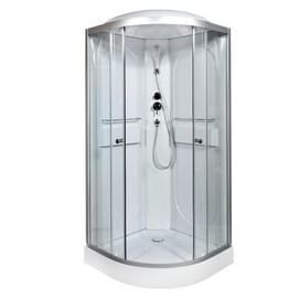 Душевая кабина DTO 80x80 L608 стекло прозрачное, профиль хром