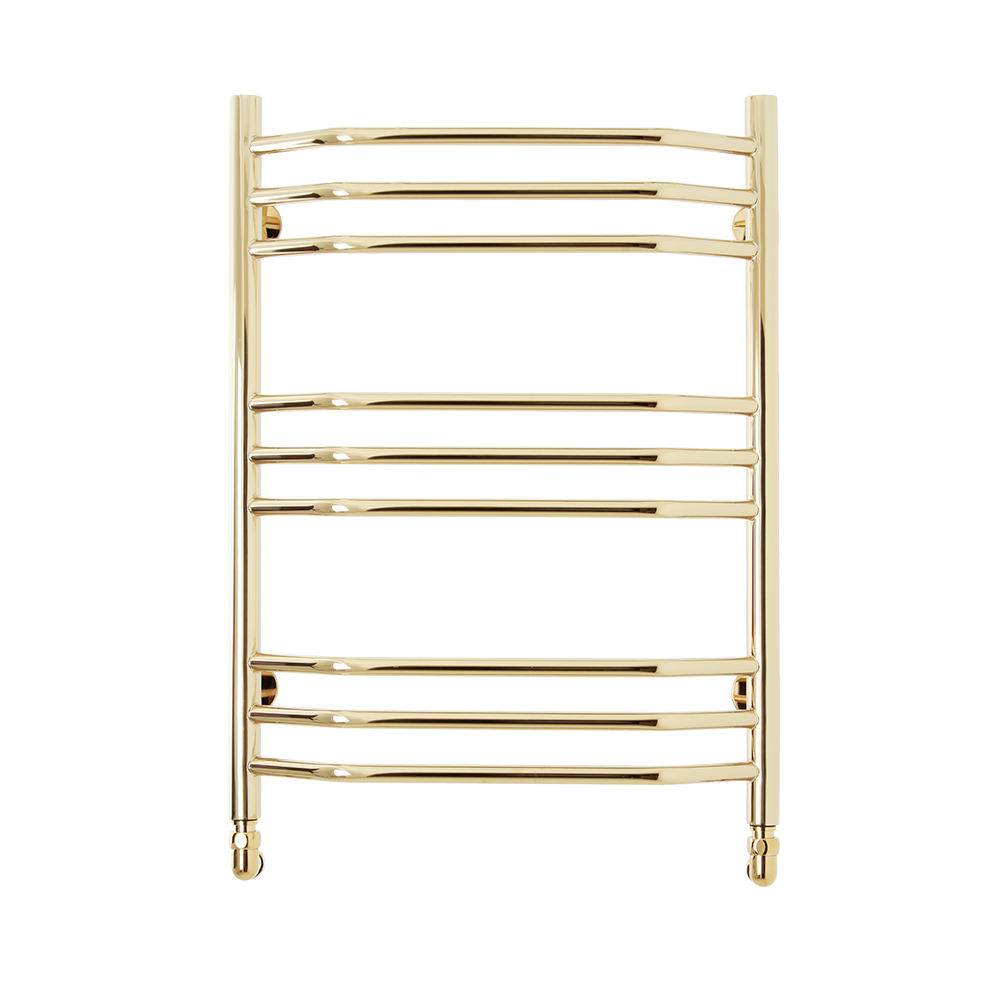 Полотенцесушитель водяной Domoterm Лаура П9 500x700 золото золото