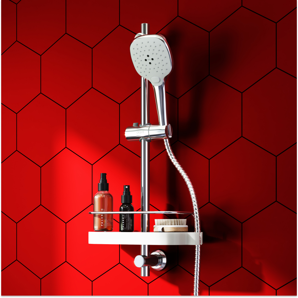 Душевой гарнитур Dorff Prime D0140000 хром белый 7790₽